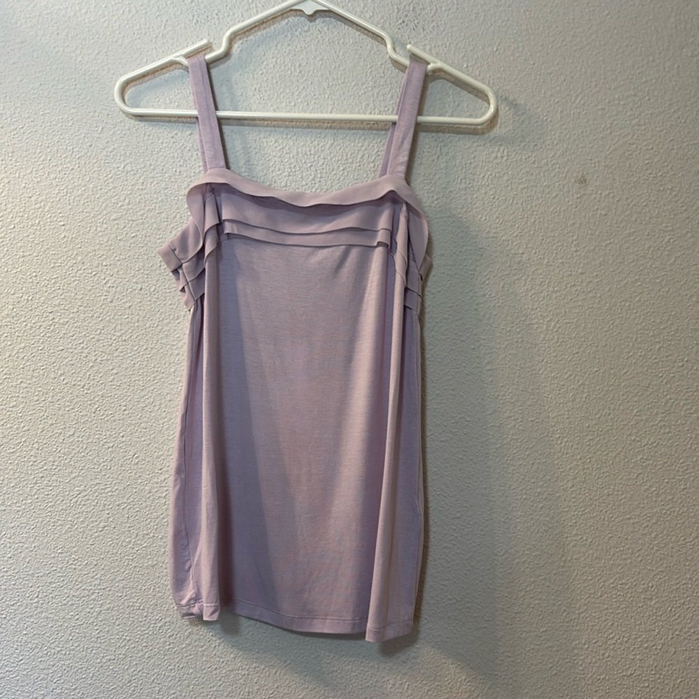 NWT Calvin Klein Purple Ruffled Camisole